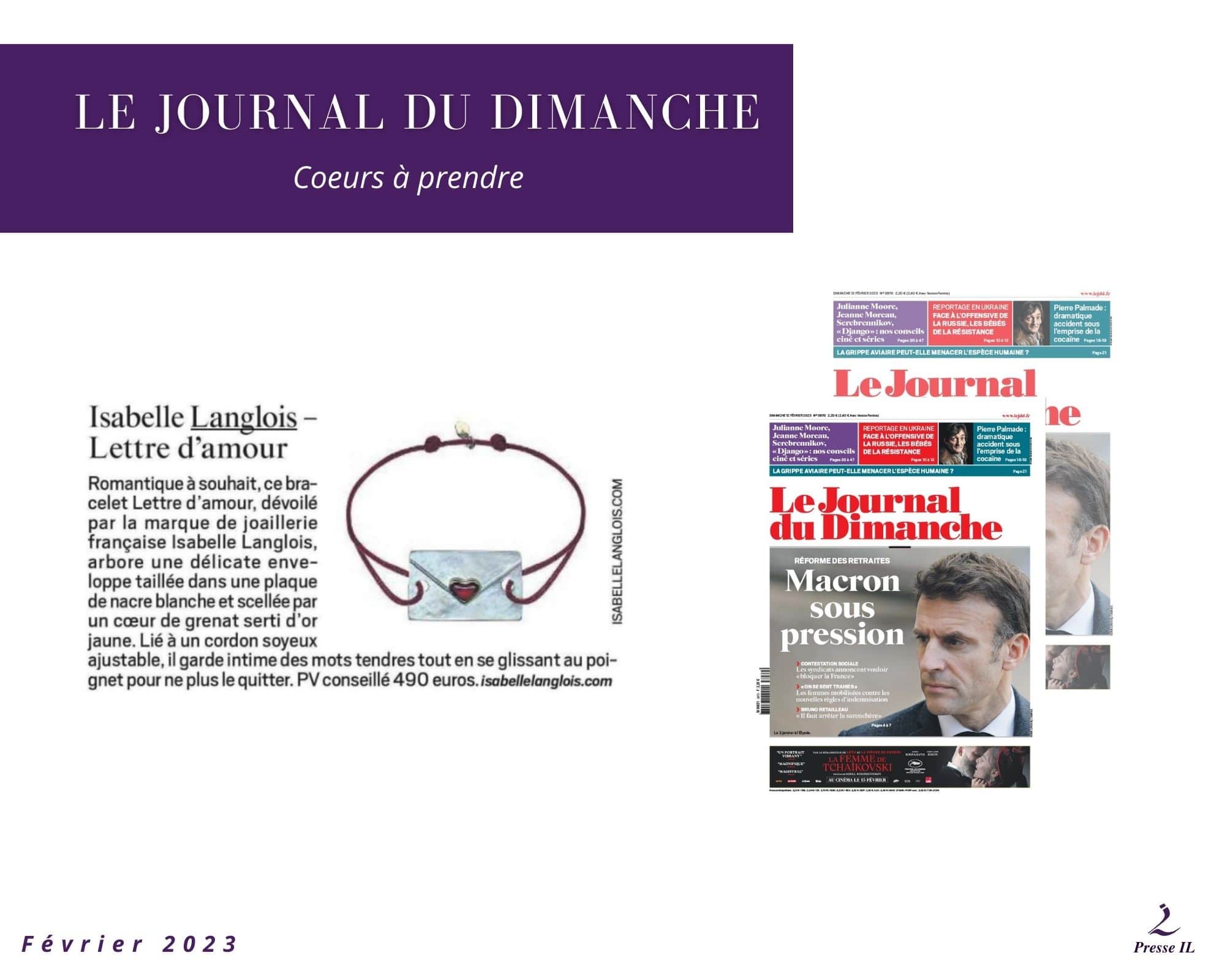 LE JOURNAL DU DIMANCHE