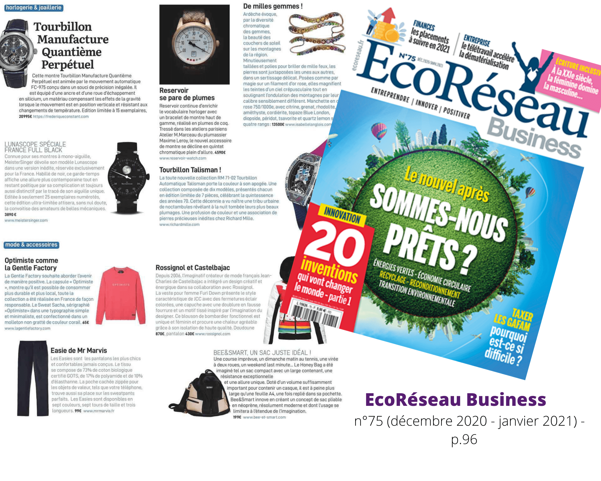 ECORÉSEAU BUSINESS ( DÉCEMBRE - JANVIER )