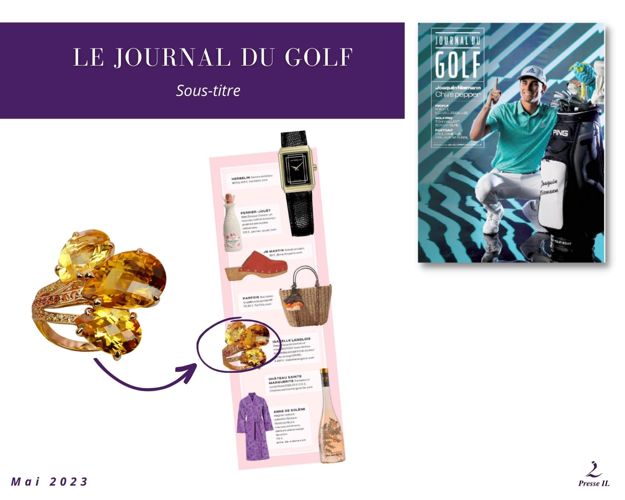 LE JOURNAL DU GOLF