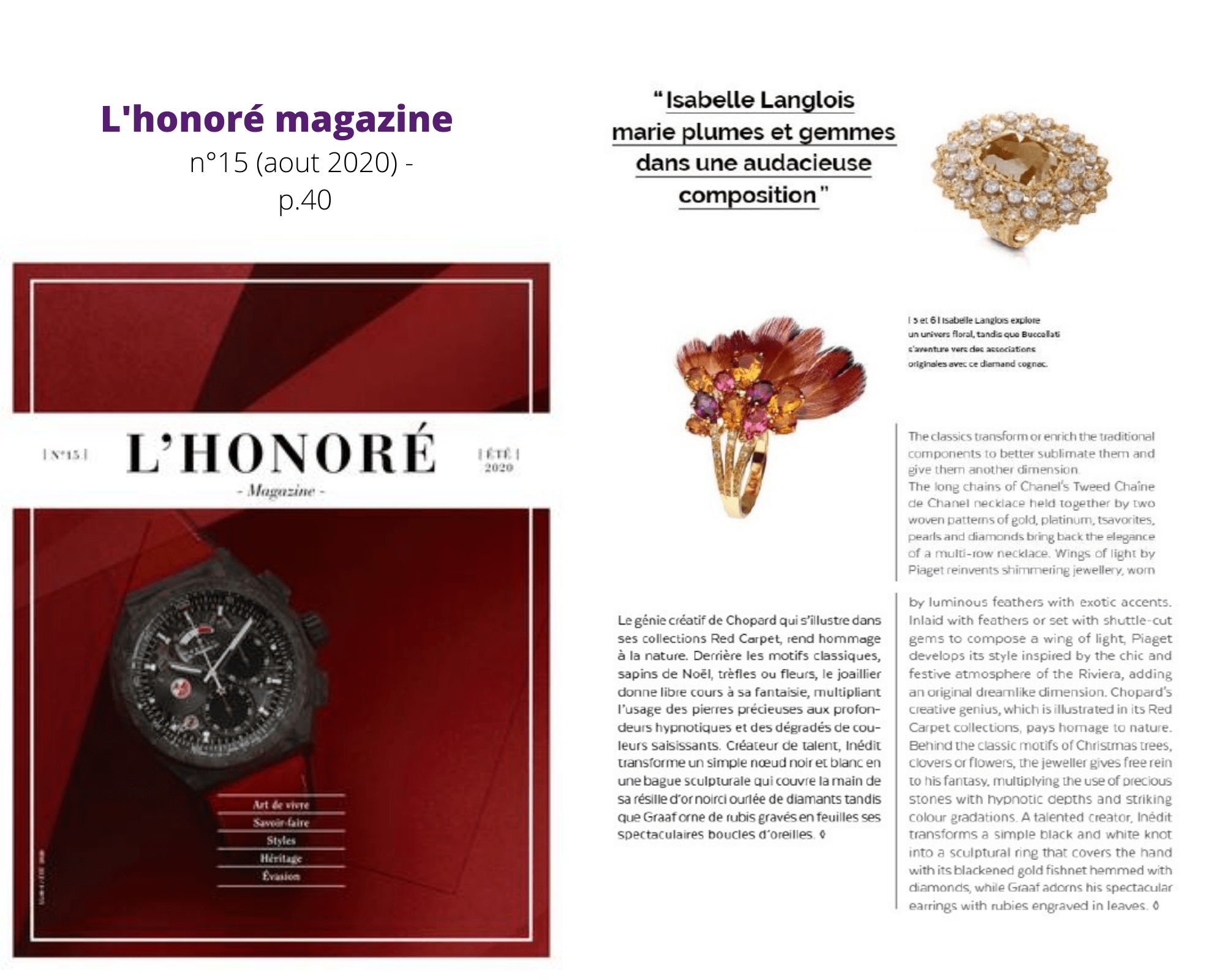 L'HONORÉ MAGAZINE