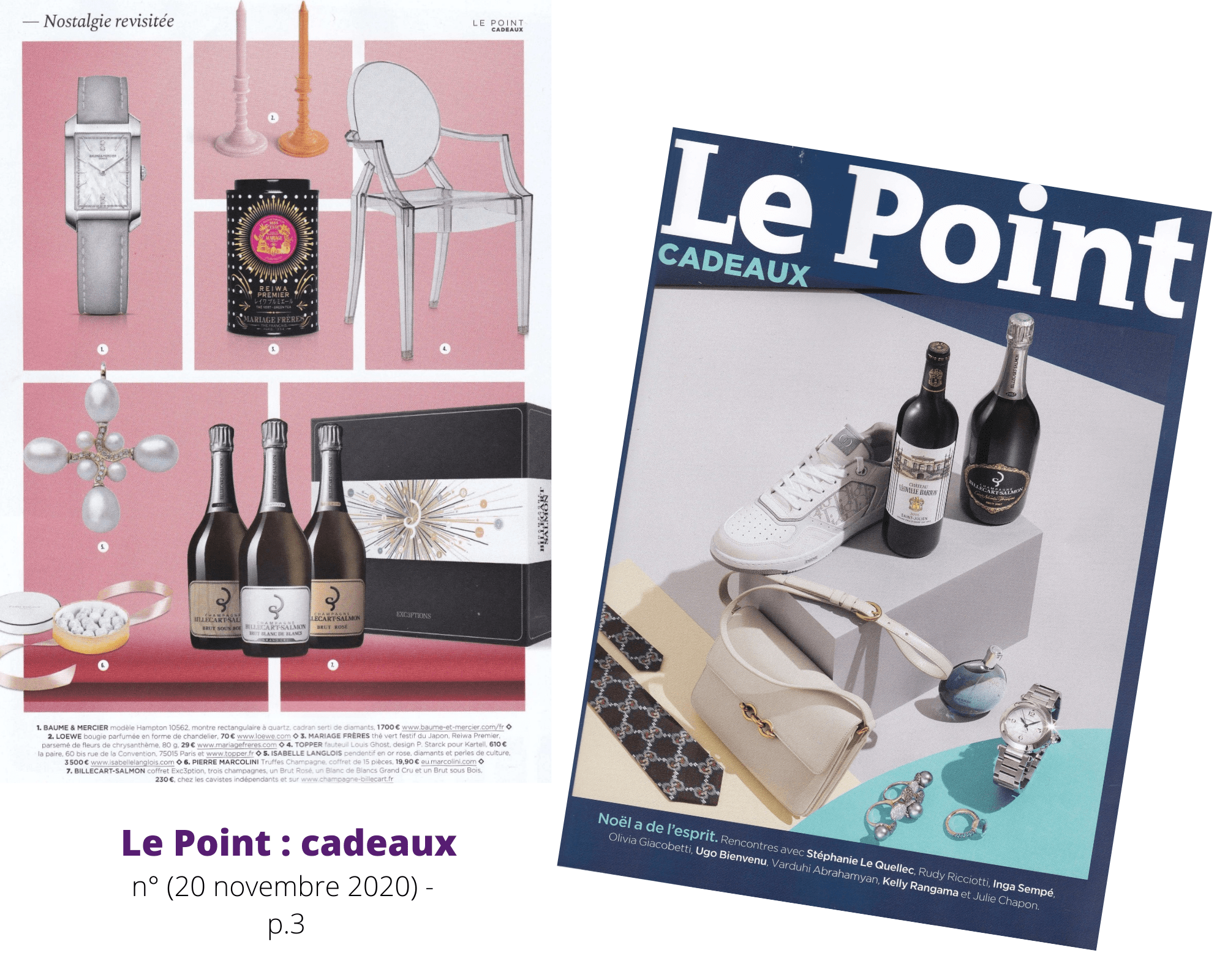 LE POINT : CADEAUX