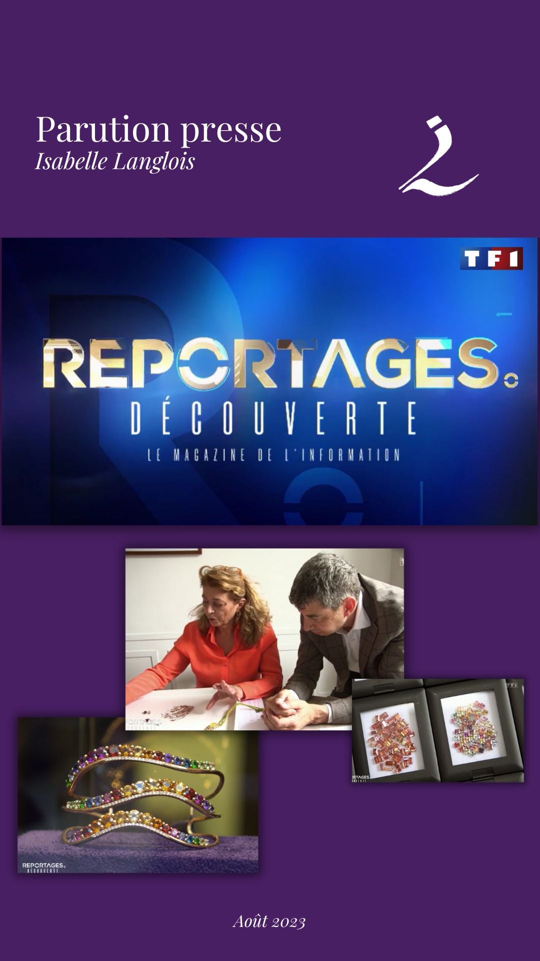 Reportages découverte sur TF1