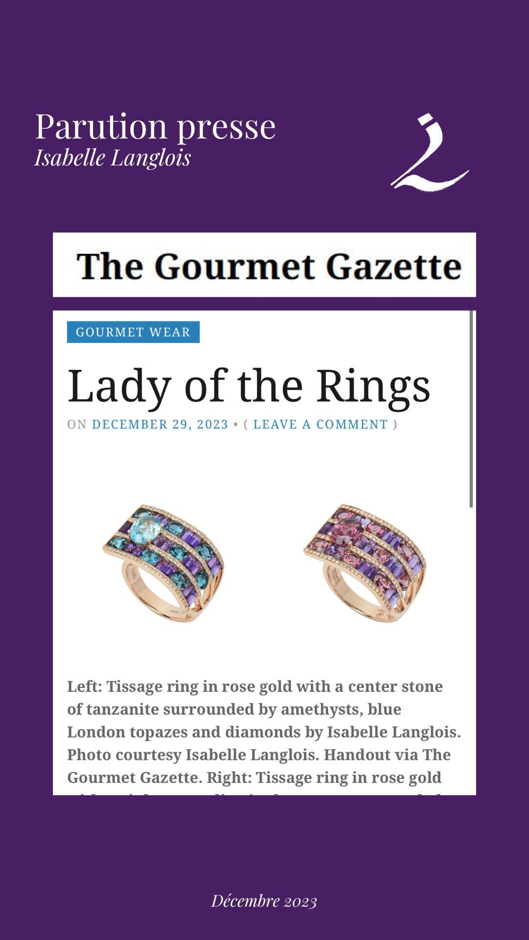 The Gourmet Gazette